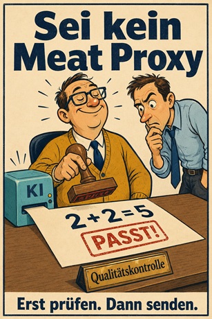 Sei kein Meat Proxy!